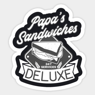Papas Sandwiches Deluxe Sticker